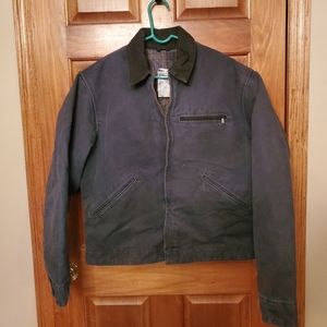 Vintage Carhartt Detroit Jacket J97 PTL Stone Grey Size Large Mens (DESCRIPTION)